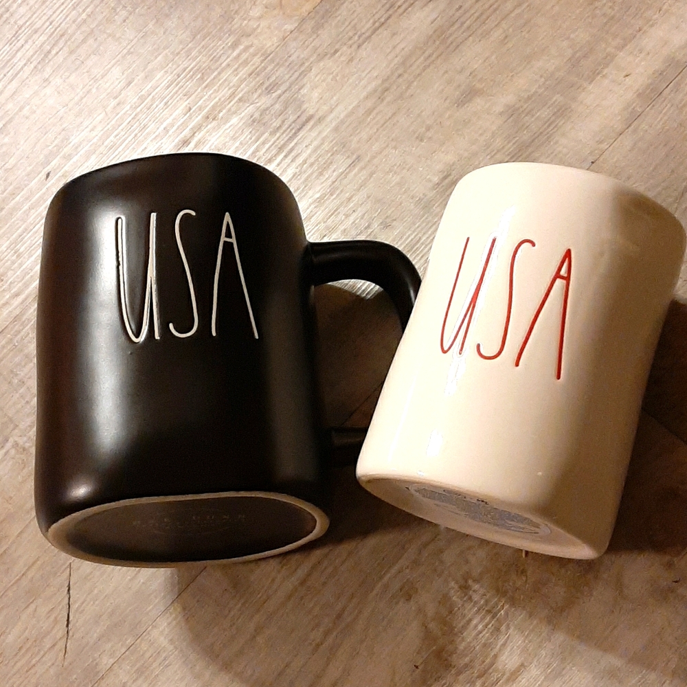 Rae Dunn mug and candle